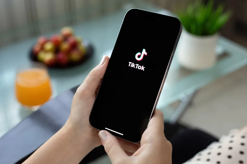 Додаток TikTok на смартфоні