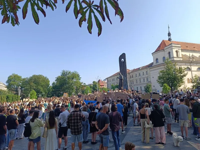 Протест проти відставки Федорова